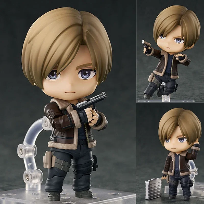 #2337 Resident Evil 4 Leon. S. Kennedy Anime Figure Biohazard Re:4 Leon Scott Kennedy Action Figure Model Doll Toys Gifts 10cm