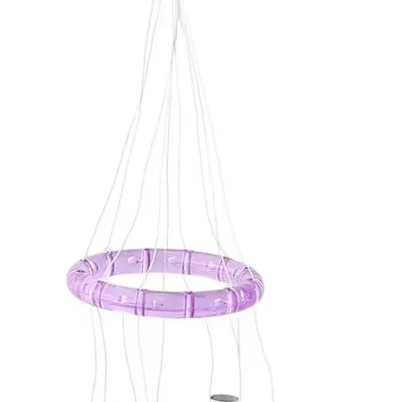 for crystal Butterfly Wind Chime Bell Garden Ornament Gifts Yard Garden Living Hanging Decor Art Home Decoration