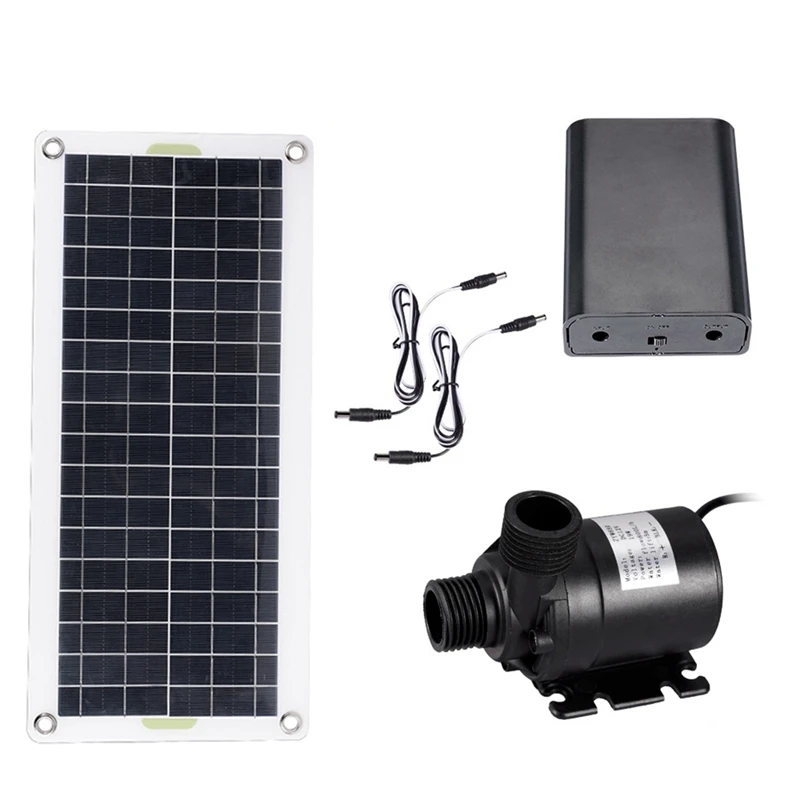 Hot 50W Solar Water Pump 800L/H DC12V Low Noise Solar Water Fountain Pump For Family Garden Water Fountain Irrigation Pump