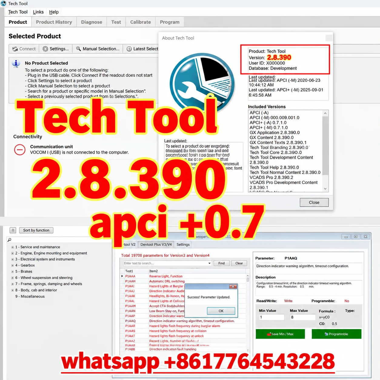 PTT Tech Tool 2.8.390 Developement+Developer Tool+ 0.7.1.0 APCI 1PC Remote install | Tech Tool 2.8.241+keygen PROSIS 2025.03