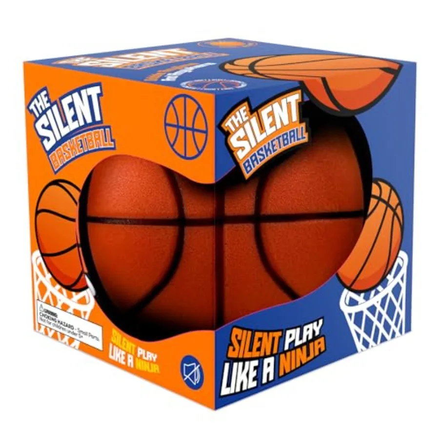 

Silent Basketball Size 5 27.5 Not Vacuum Shipped 2025 Upgraded Airless Soft Foam Ball for Quiet Dribbling and Indoor Training R