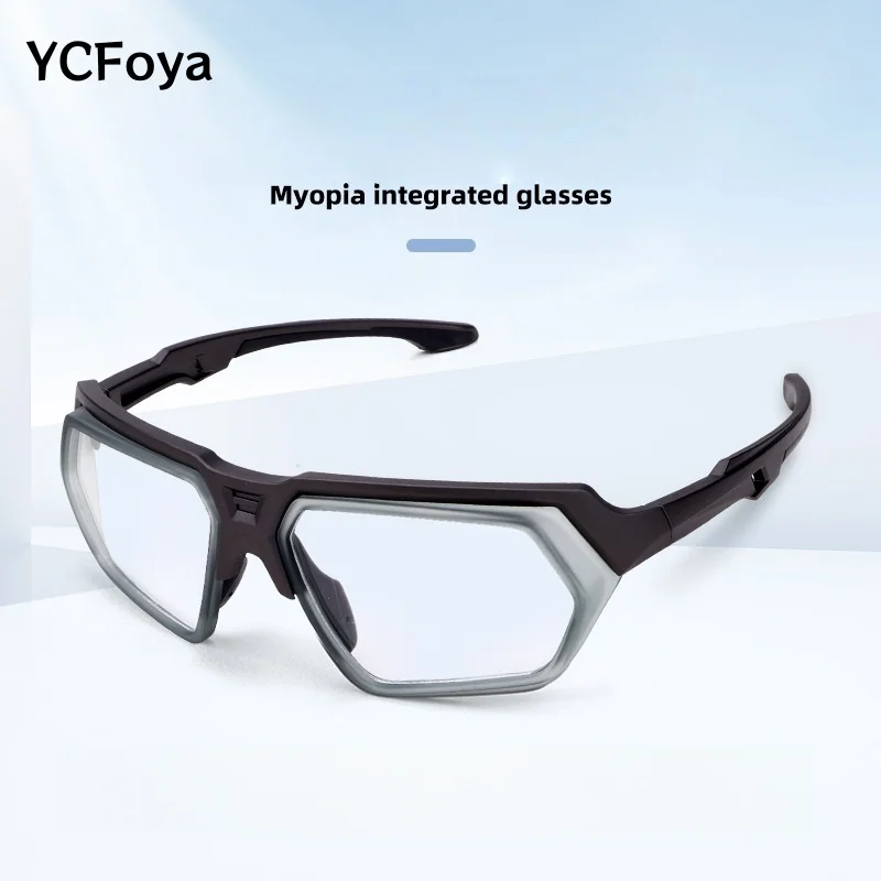 

YCFoya New Men Women Cycling Glasses Integrated Windproof Goggles Football Badminton Basketball Sports Prescription Glasses T11