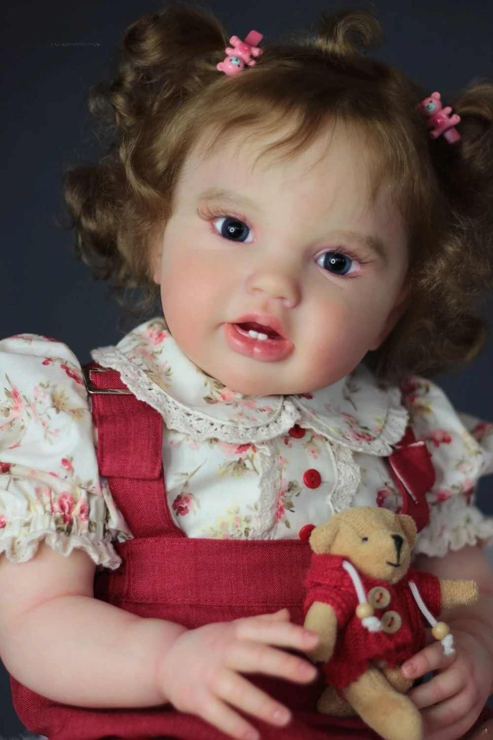 24Inch Reborn Lottie Doll Already Painted Kits/Unpainted Kit Soft Touch Unfinished Fresh Color DIY Doll Parts With Cloth Body