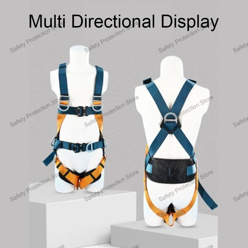 Imagem -04 - High Altitude Work Safety Harness Cinto de Segurança de Corpo Inteiro de Cinco Pontos Treinamento de Escalada ao ar Livre Construção Proteger o Equipamento