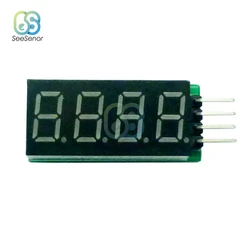 DC 3.3V 5V 4 bit 7 Seg I2C IIC LED Digital Tube Display Module Red LED Display for Arduino for MCU AVR PIC ARM N76E003