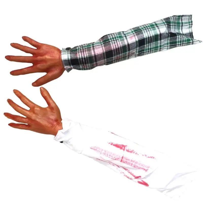 39BD Spooky Party Hand Decoration Realistic Halloween Hand Prop for Costume Displays, Photo Setups, and Prank Styling