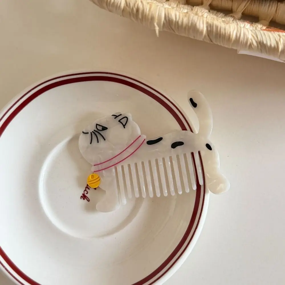 Puppy Animal Acetate Comb Acetic Acid Fruit Cartoon Makeup Comb Flower Wide Toothed Hairdressing Combs Barber Shop Salon