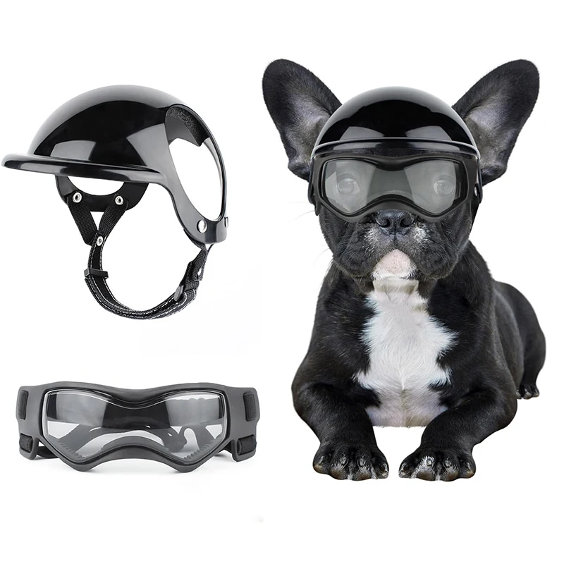 Adjustable Dog Helmet & Goggles 5