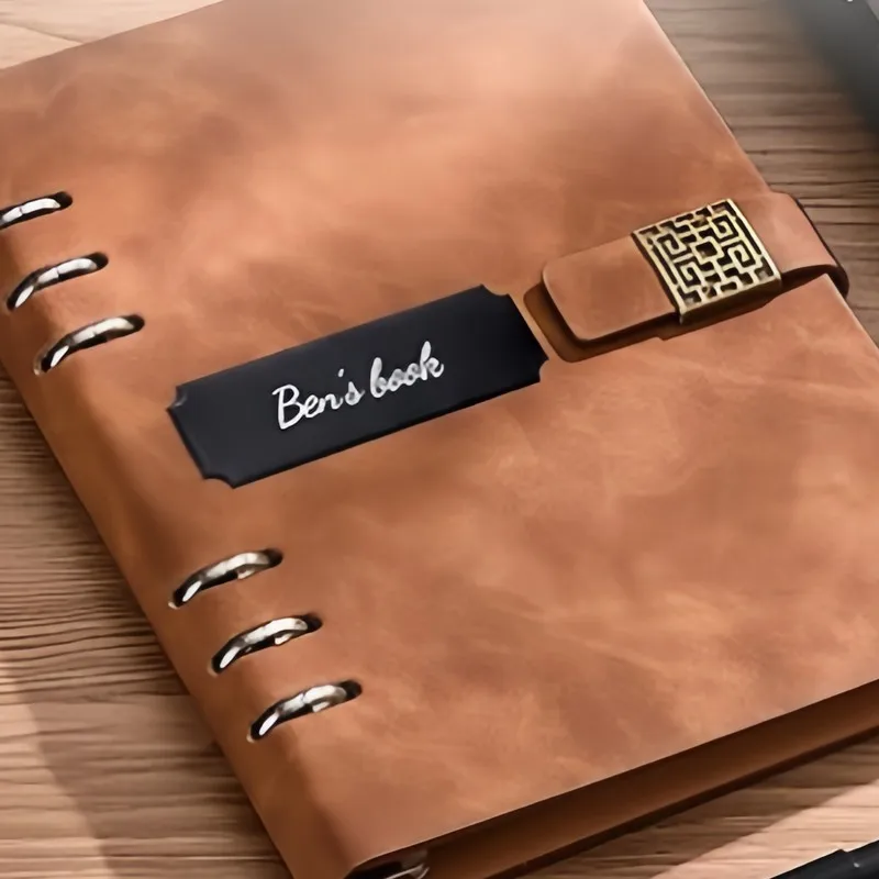 36 pcs Blank Name Badges, Black Finish Surface, suitable for Office Desk Labeling, Durable Scratch Resistant