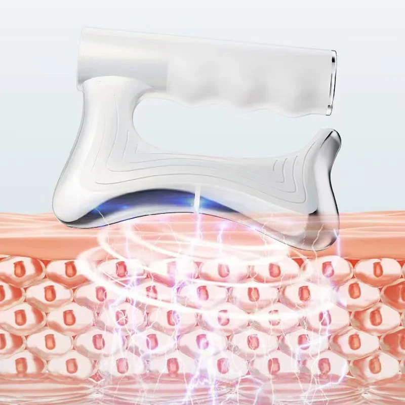 Sicherheits-Mikrostrom-Wärmekompressen-Vibrationsmassagegerät, magisches Werkzeug zur Muskelentspannung, Vibrationsmeridian-Instrument, Elektrik