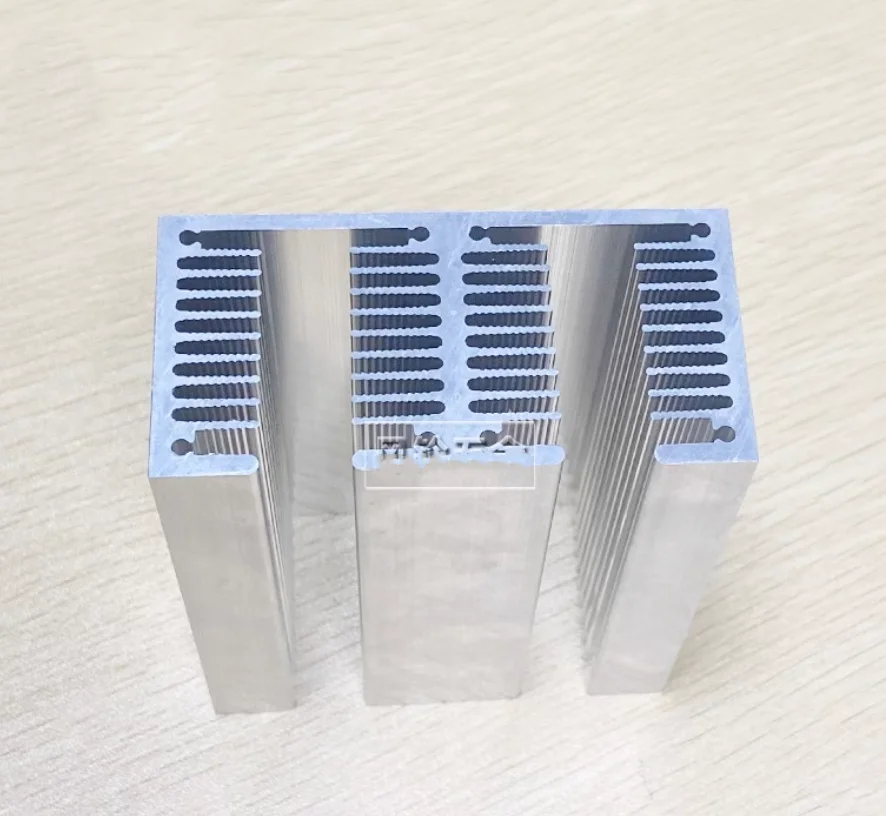 80*40*100mm High power dual fan air-cooled radiator profile electronic triode cooling fin custom Electronic triode heat sink