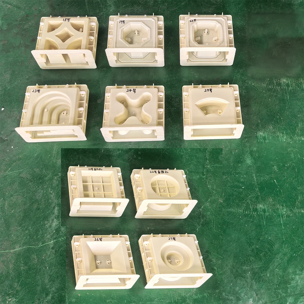 Internet Celebrity New Product Double-Sided Hollow Brick Mold 200x200x100 High-Efficiency Porous Brick Mold