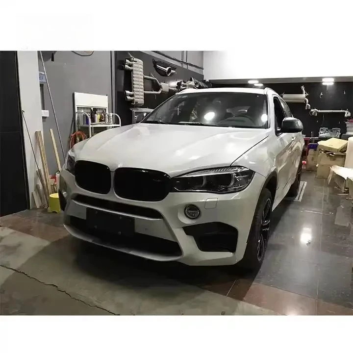 High Quality Car Bumper Side Skirt Front Lip Fender Flare Bodykit for F16 X6 2014-2019 Upgrade F86 X6m Bodykit