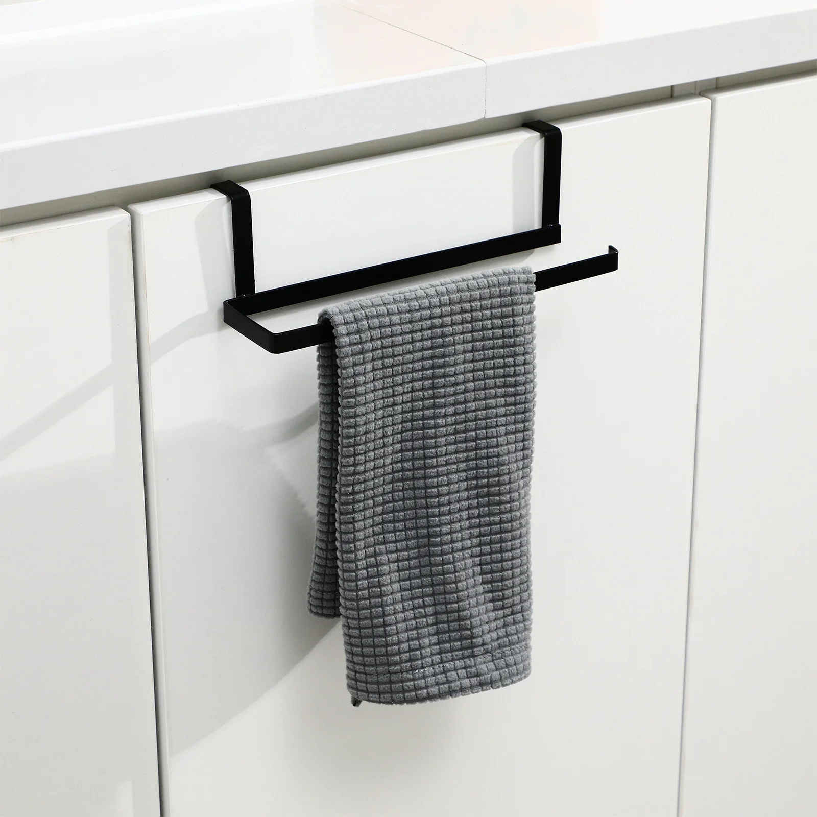 

Держатель для бумаги для ногтей 2,3 см, зажим U-образной формы, сверхмощная вешалка для кухонных полотенец для шкафа, дверцы шкафа, органайзер для хранения