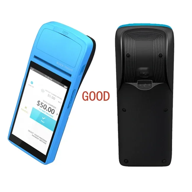 5.5 inch handheld all in one wifi 3G NFC card reader payment terminal android system pos