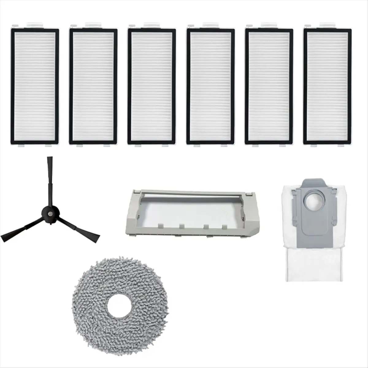 BRILLIANT For P10SPROV20 Accessori Sweeper Dust Box Cover Rag Filter Dust Bag Side Brush Vacuum Cleaner Replacement Parts