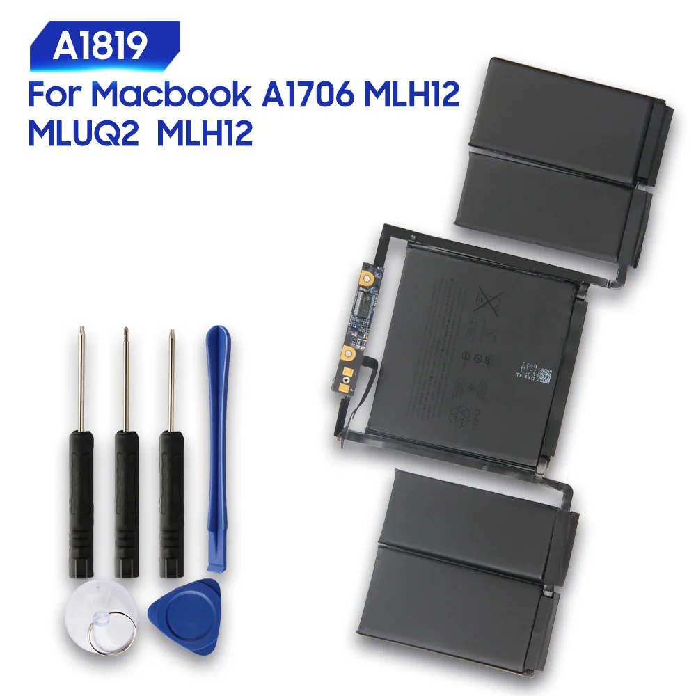 Original Replacement Battery For Macbook A1706 A1713 MLUQ2 MLH12 A1819 Genuine New Battery 4314mAh