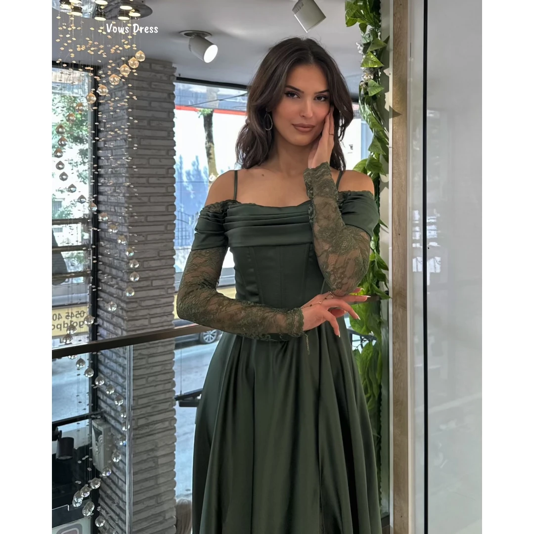 

Vows Prom Dresses 2025 Luxury Prom Dress 2025 Fishtail Skirt Evening Gown Custom Made Candle Green Ball Gowns Robes De Cocktail