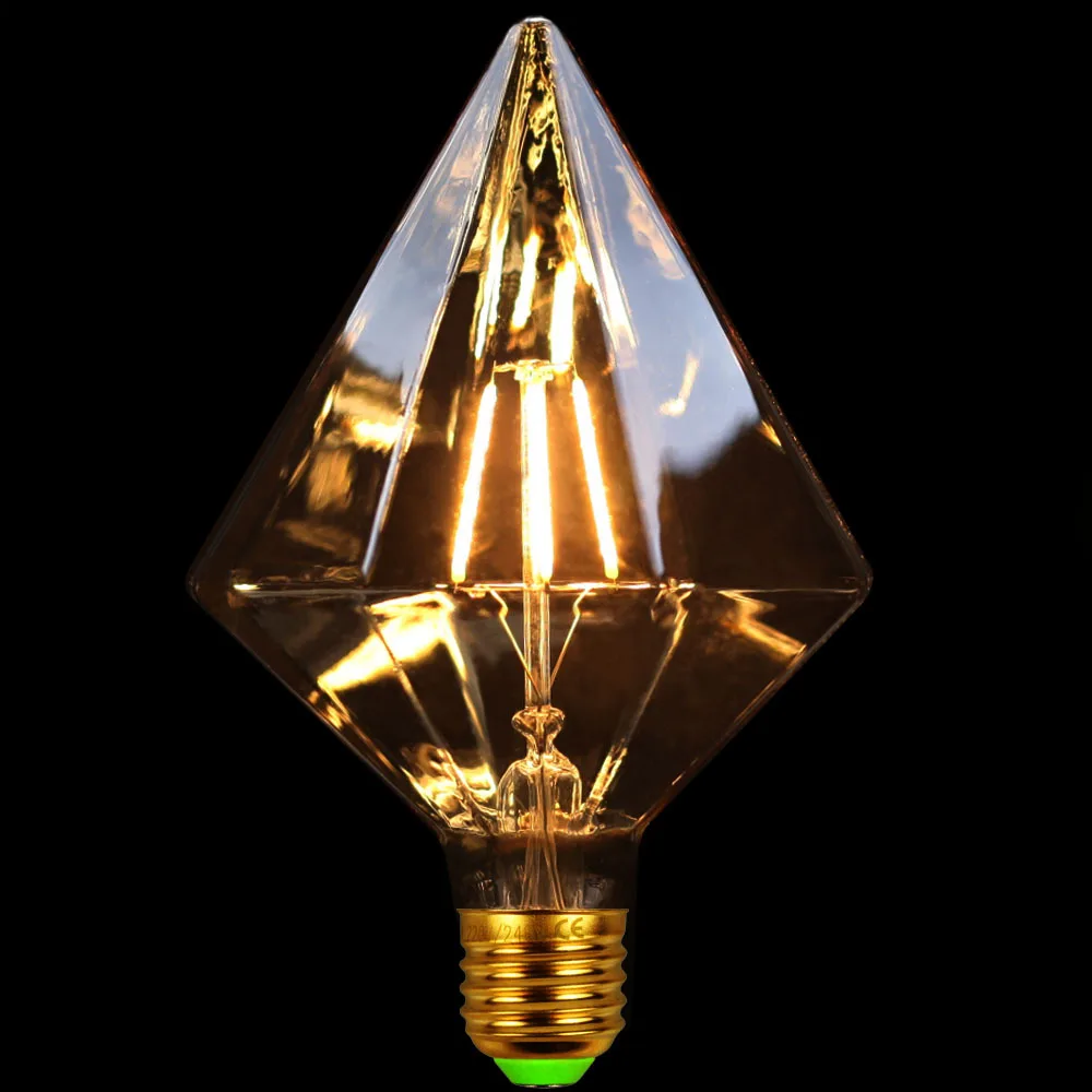 E27 LED Bulb 220V Dimmable Vintage Spiral LED Filament Light Bulb 4W Retro Incandescent Decoration Led Lighting Lamp Ampoule