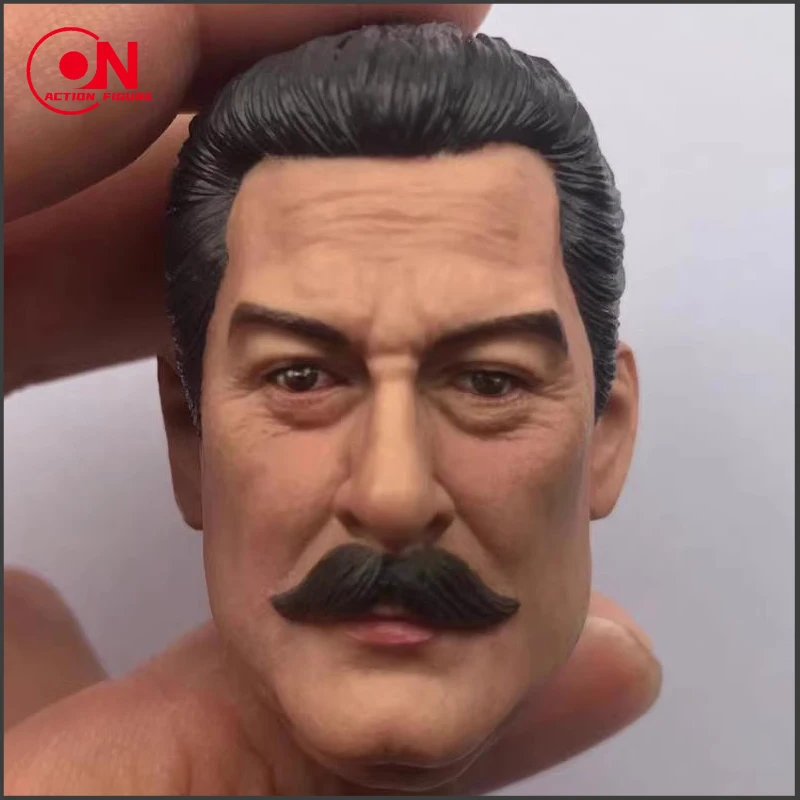 In Stock 1/6 Scale Joseph Stalin Soldier Male Head Sculpt Fit 12\'\' Phi-Cen Body Figure