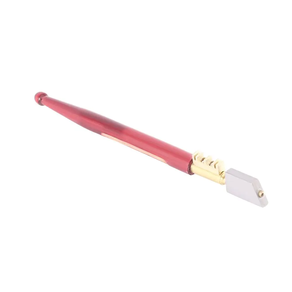 Sharp Glazing Wooden Handle Marble Mirror Tiling Tools Diamond Tip Glass Cutter Cutting