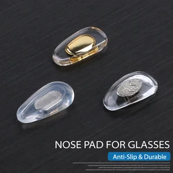 Eyeglasses  Sunglass Nose Pads,Replacement Clip-on Nose Piece Soft Glasses Nose Bridge Pads Anti-Slip Nose Guards Repair Kits