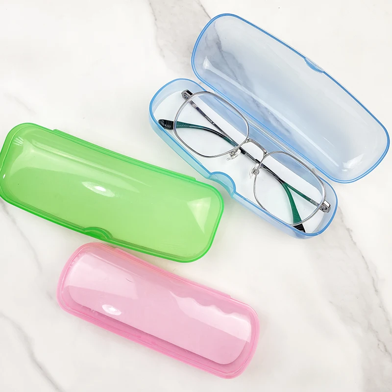 Factory Direct Transparent PVC Plastic Sunglasses Case for Durable Eyewear Storage