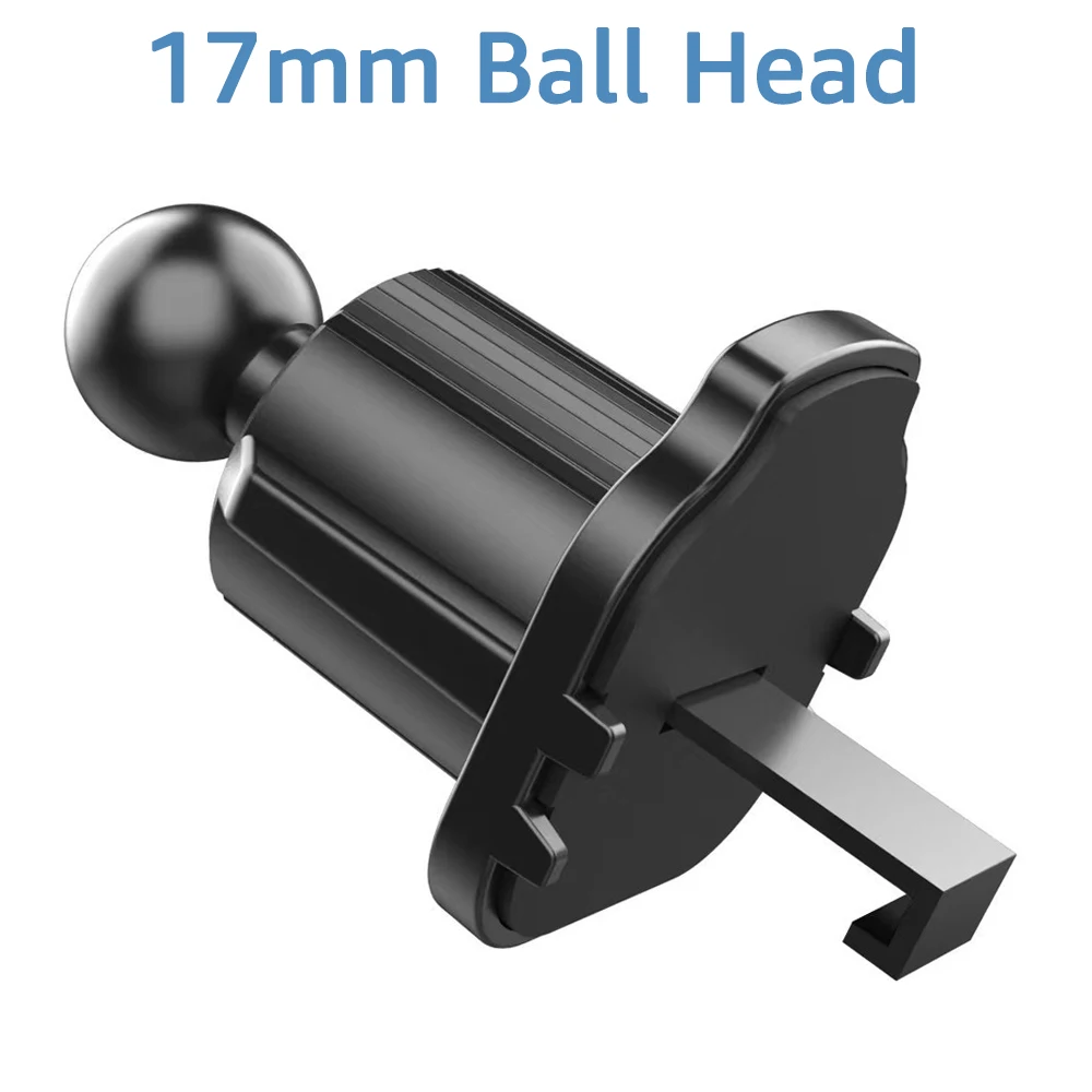 Universal Car Air Vent Clip Upgrade 17mm Ball Head Base for Car Mobile Phone Holder Car Air Outlet Hook Phone Stand Accessories