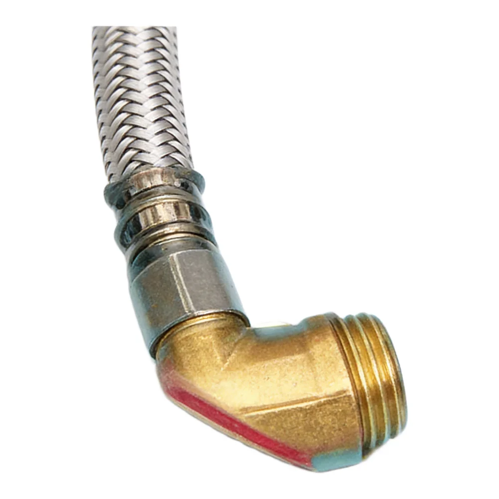 280mm Internal Thread Air Compressor Flexible Hose  Intake Tube Air Pump Check Valve Connecting Pipe Steel Hose