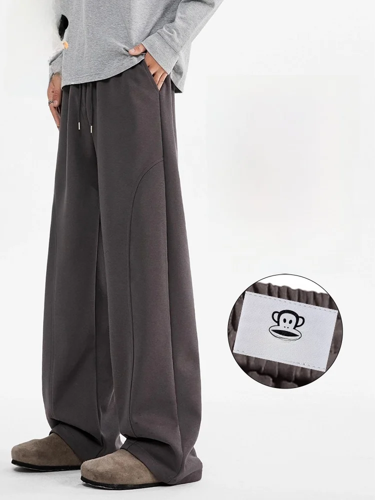 

Мужские повседневные брюки Paul Frank, осень 2025, новые, прямые, широкие, спортивные, с простым дизайном, удобные, комфортного кроя