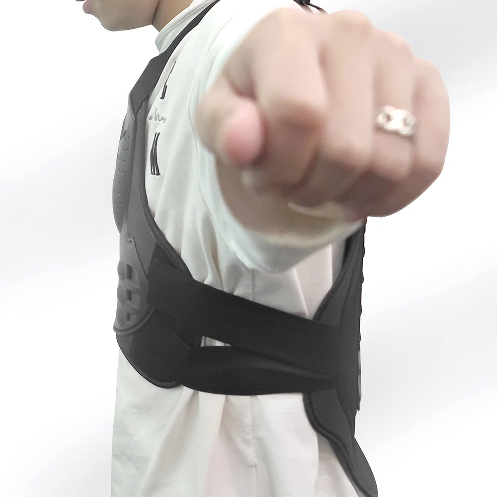 ل موتوكروس التزلج التزلج الكبار دراجة نارية الترابية دراجة درع للجسم واقية والعتاد في الهواء الطلق القيادة الصدر الخلفي حماية سترة