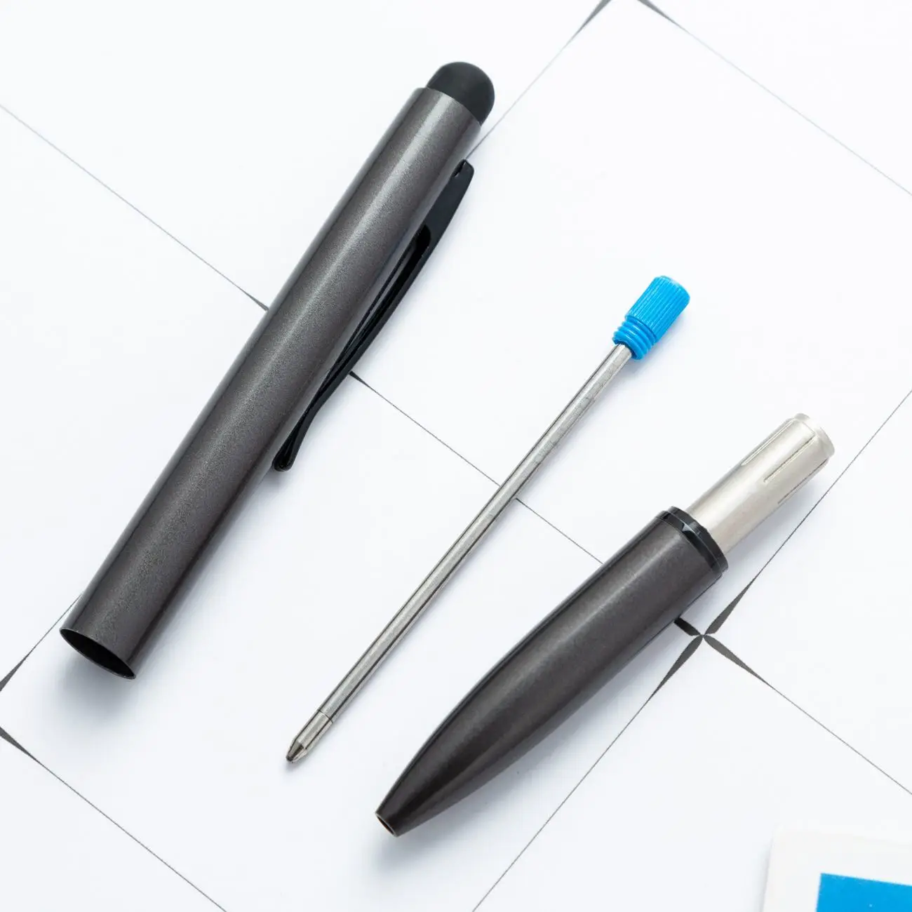 Stationery Ballpoint Pen Stylus Touch Pen Writing Metal Nurse Pens