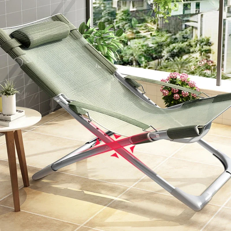 Reclining Chair Rocking Chairs Living Room Bed Armchair Portable Folding Home Tumbonas Backrest Meubels Sunbeds Chaise Lounge