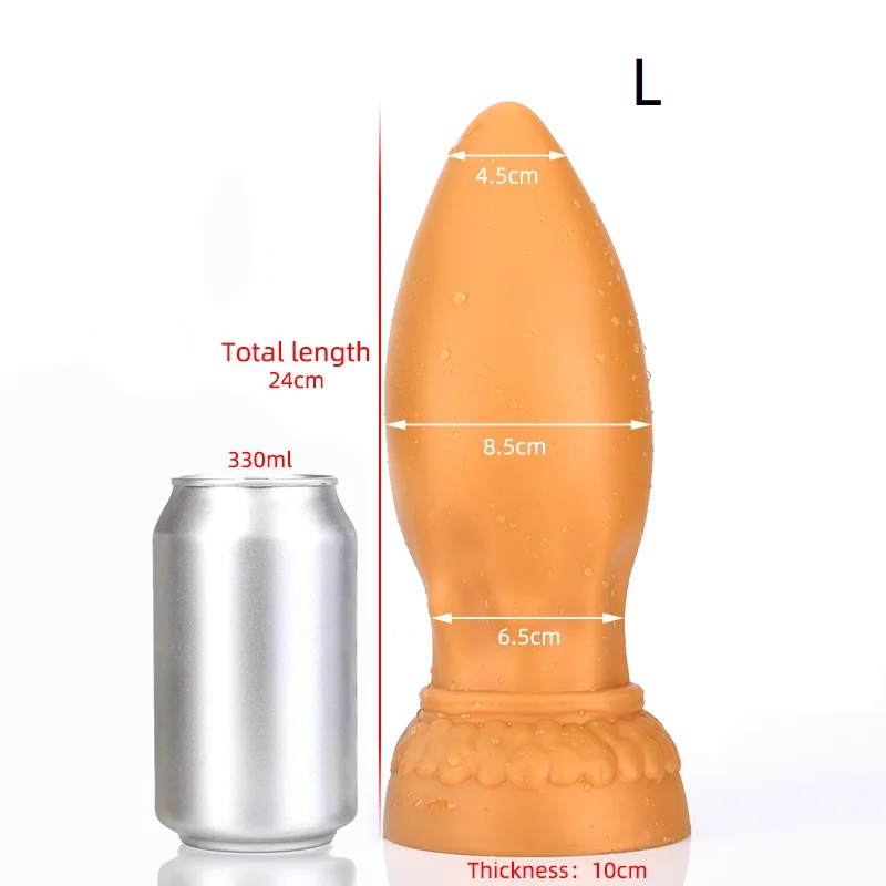 Super Huge Liquid Silicone Anal Plug Big Dildo ButtPlug Prostate Massager Vagina Anus Expansion Sex Toys Product For Men Gay