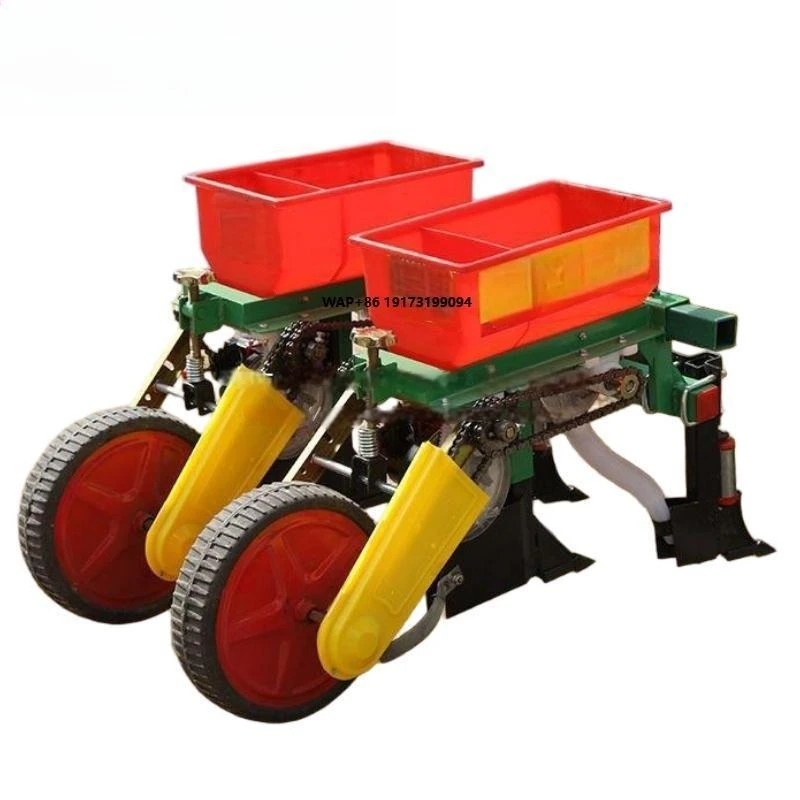Precision 12-Horsepower Walking Tractor Labor-Saving Sorghum Seedling-Free Seeder for Efficient Dry Field Planting