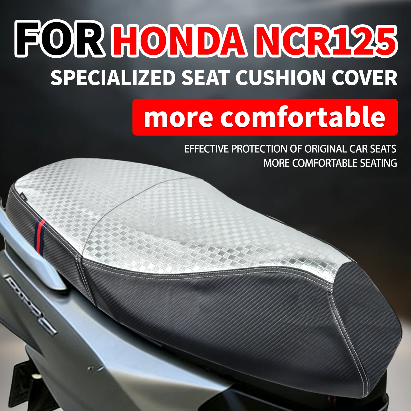 

Чехол на сиденье мотоцикла, нескользящая дышащая мягкая подушка для HONDA NCR125, аксессуары для приключенческих путешествий