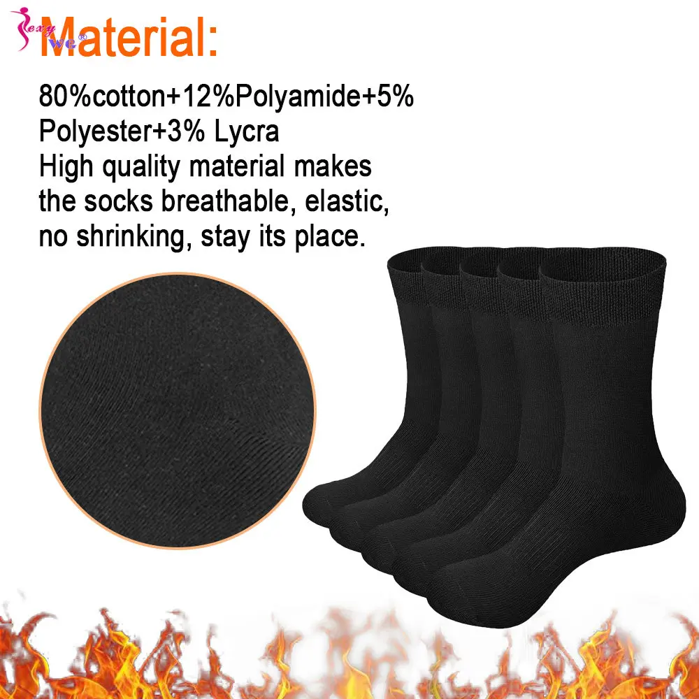 SEXYWG 5pairs/Lot Men's Bamboo Fiber Socks Harajuku Retro Breathable Business Man Socks Black Long Sock Deodorant Gift