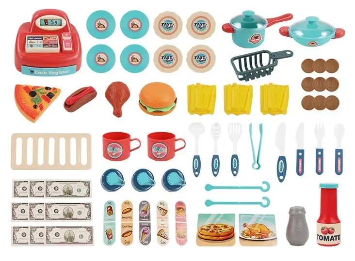 90cm big size Simulate Simulate oven kids kitchen utensils toy set kitchen items Play house Interactive Toy baby birthday gift