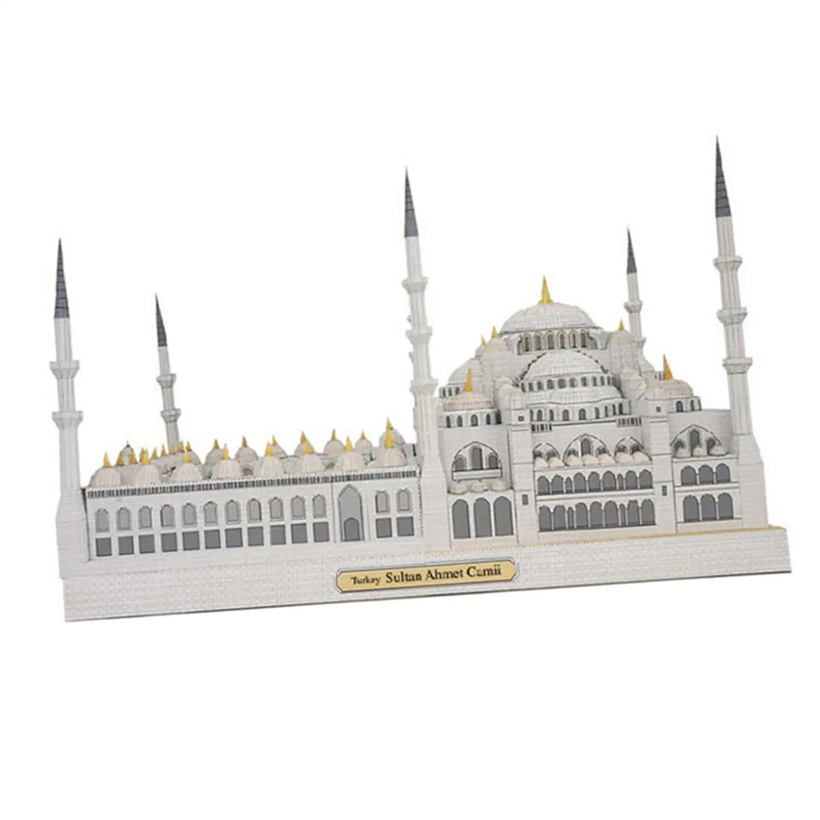 Turkey Mosque Architecture Model Kits Gift Collectable Brain Teaser 3D Puzzles