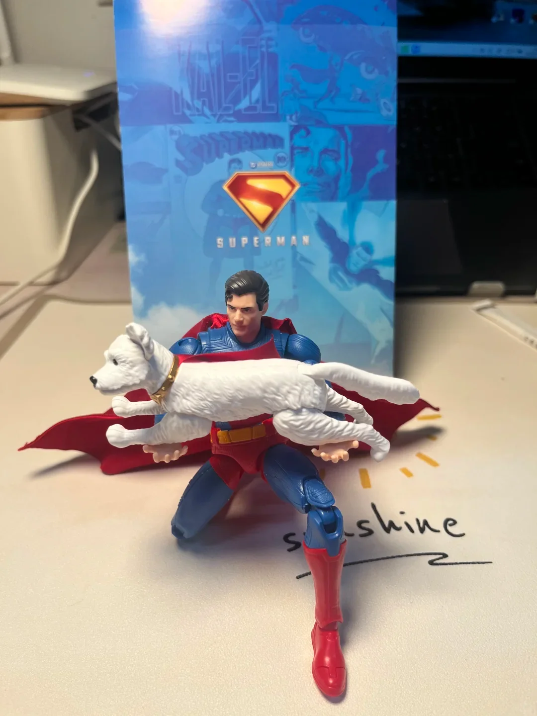 BLOKEES Blocos originais de construção de classe clássica Filme DC Novo Superman David Corenswet Figuras de ação Modelo de emenda Brinquedo colecionável