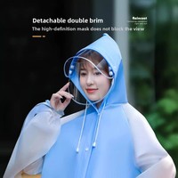 Cycling Single Raincoat Double-layer Rainproof Long Style Full-body Wholesale Electric Vehicle Eva Men and Women Outdoor Thick