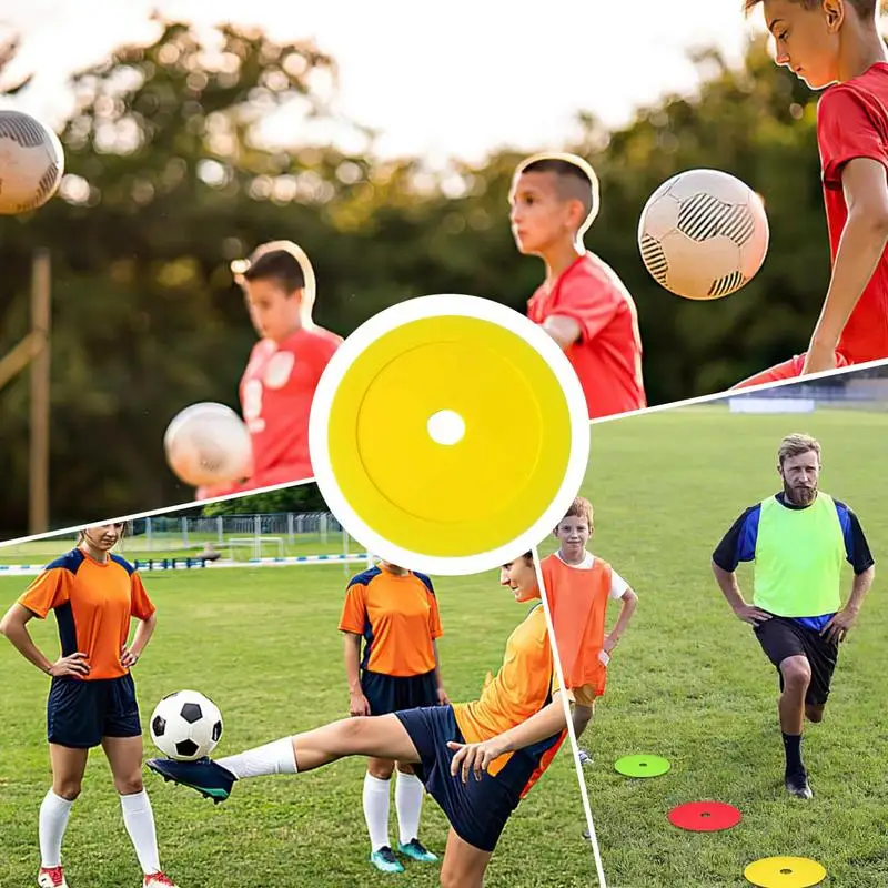 Landmark Mat Voetbal Trainingshulpmiddel Markeringsschijven Voetbalbord Voetbalschijf Landmark Mat Sportuitrusting voor clubs Team