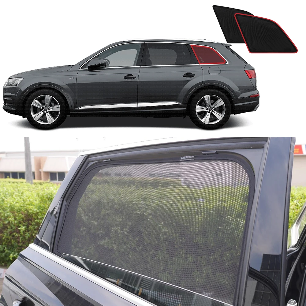 For Audi Q7 4M 2015-2020 2021 2022 2023 2024 Car Sunshades Front Rear Windshield Blind Curtain Baby Side Window Sun Shade Visor 