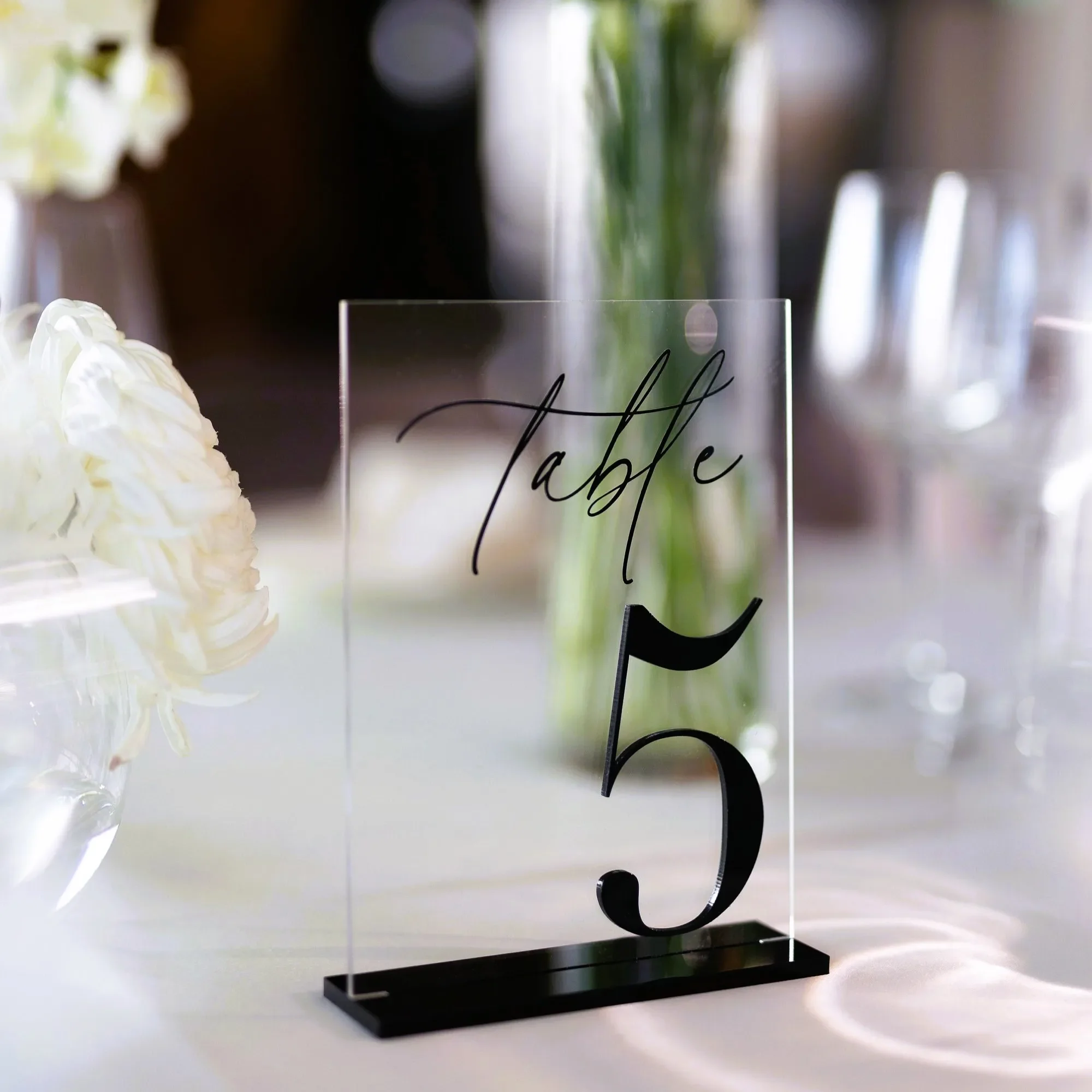 Acrylic Table Numbers Wedding Table Decor Wedding Table Signs Frosted Gold Mirror Acrylic Sign Modern Party Event Table Decor