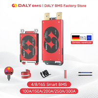Daly Smart BMS 24v 8s Lifepo4 16S 48V 4S 12V 100A 150A 200A 250A 300A 3.2V BMS RS485 CANBUS  for Home Energy Storage