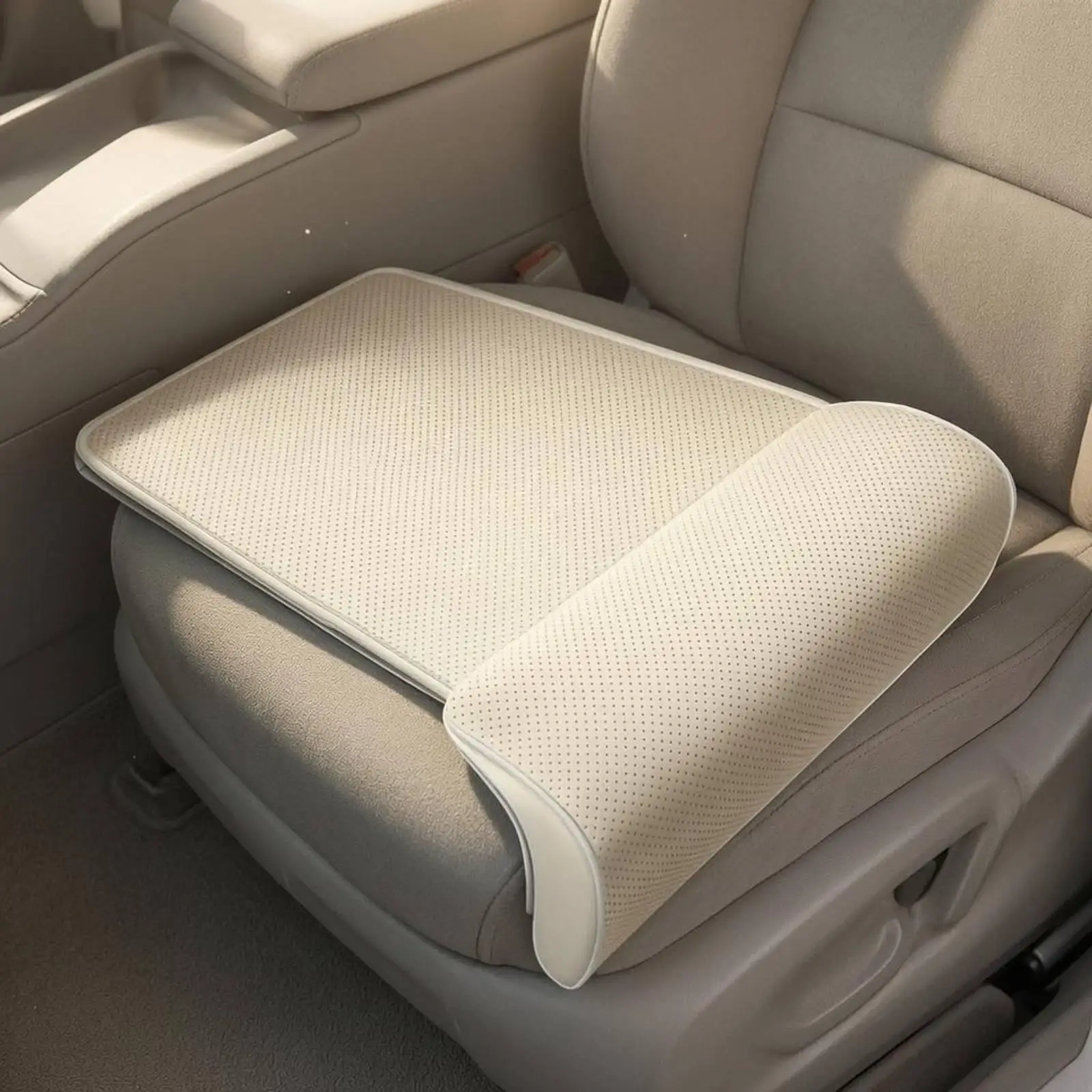 Car Seat Leg Rest Cushion Non-Slip Base Snap-on Car Seat Leg Rest Under-Thigh