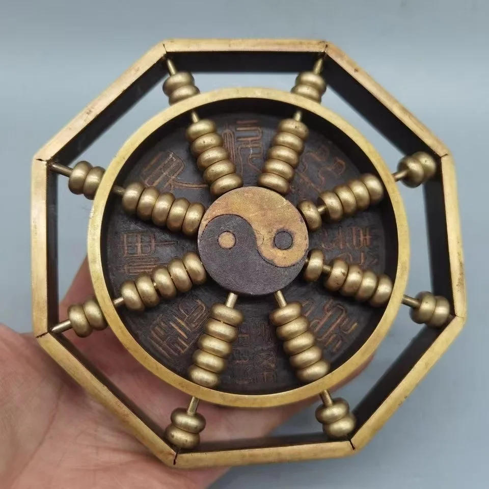 آلة حاسبة القيل والقال النحاسية القديمة القابلة للجمع، شحن مجاني