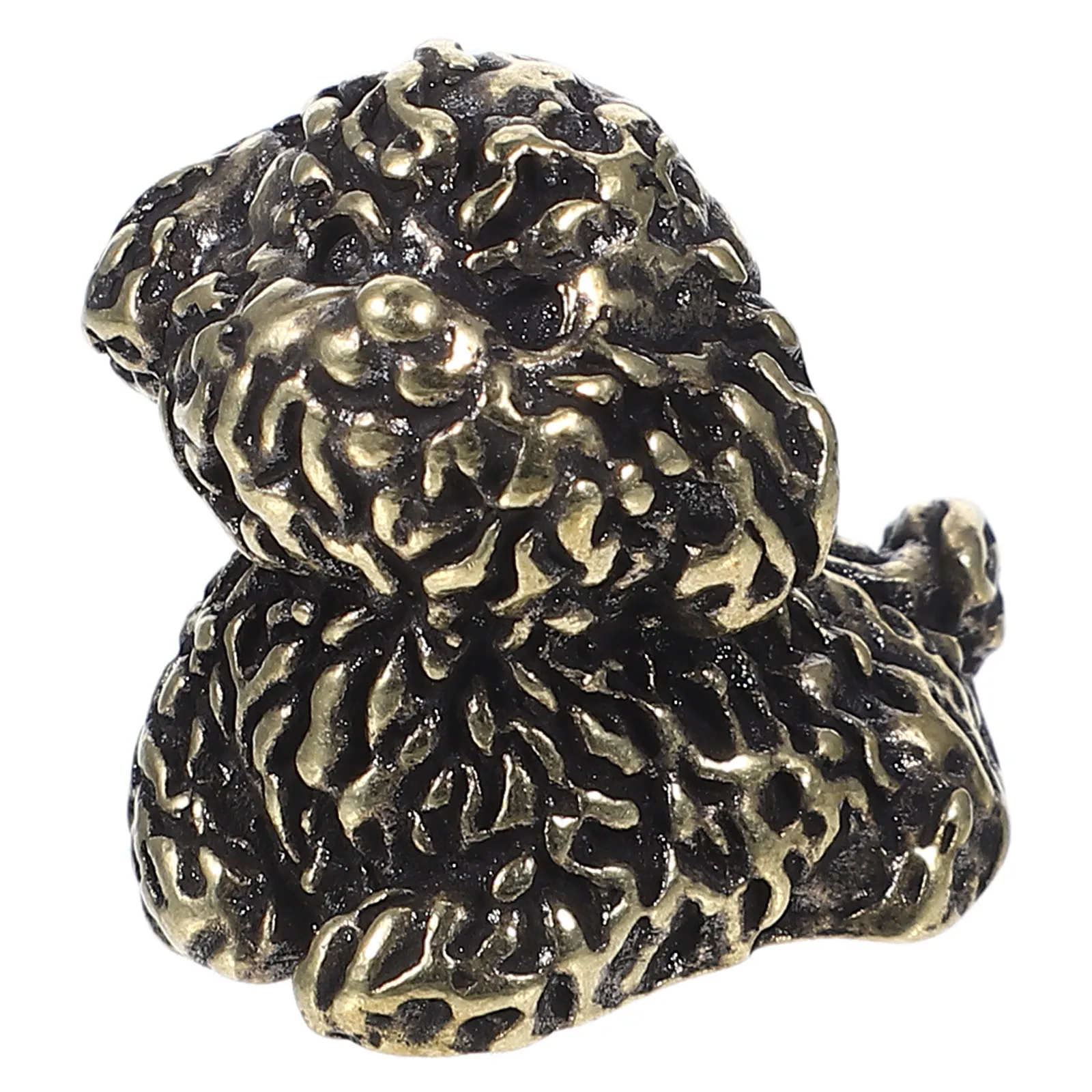 

Vintage Brass Mini Dog Statue Small Puppy Sculpture Desk Ornament Home Decor Animal Sculpture Brass Statue