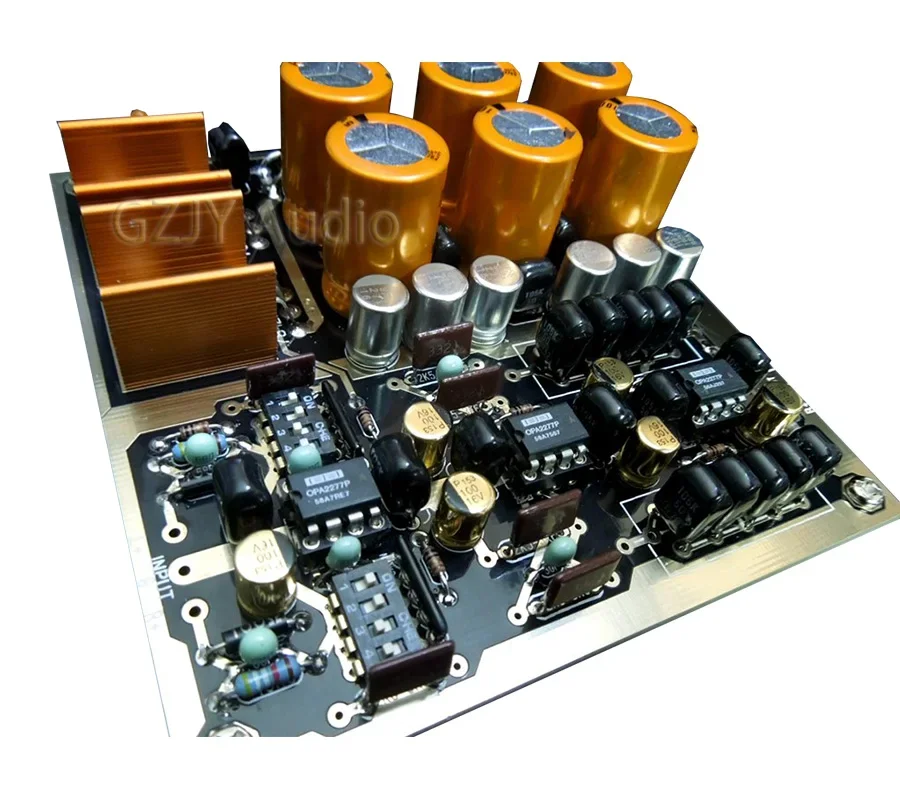 High-End,Monitoring Type, Adjustable Multiple, Fever Preamplifier Board,OPA2277 * 3,Excellent Voice