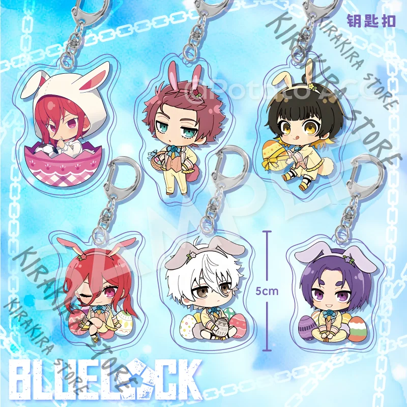 

BLUE LOCK Chigiri Hyoma Nagi Seishiro Mikage Reo Itoshi Sae Bachira Meguru Keychain Accessory Keyring Acrylic Cosplay Ornaments